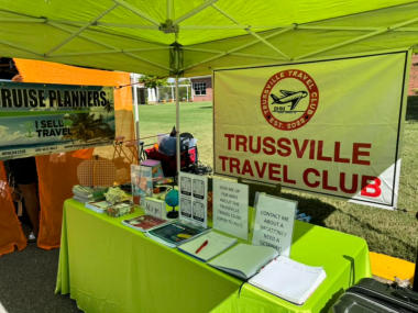 Trussville Travel Club booth